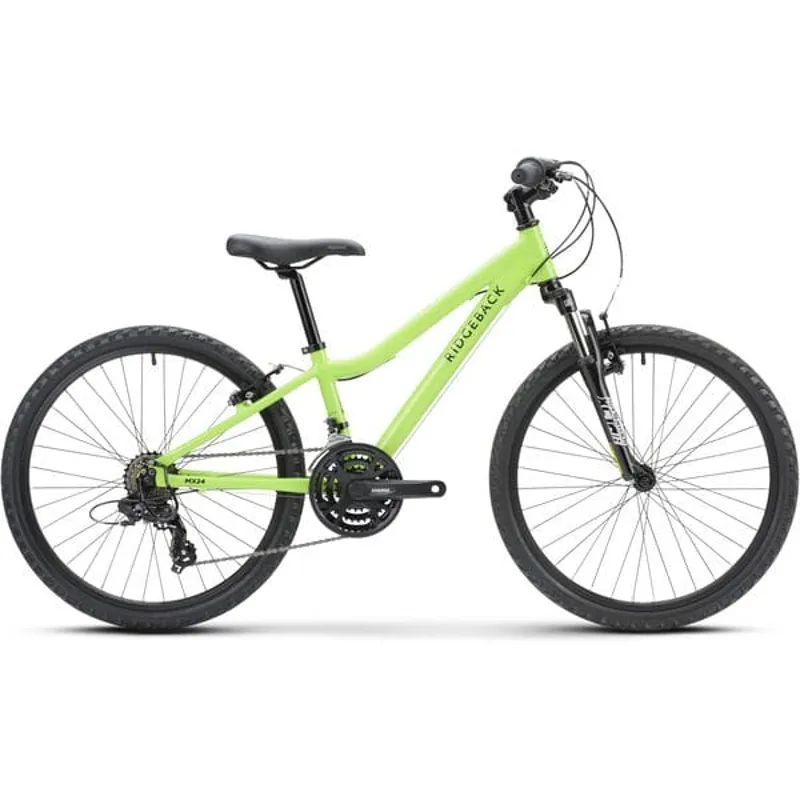 Ridgeback MX24 Kids Bike In Extreme Green